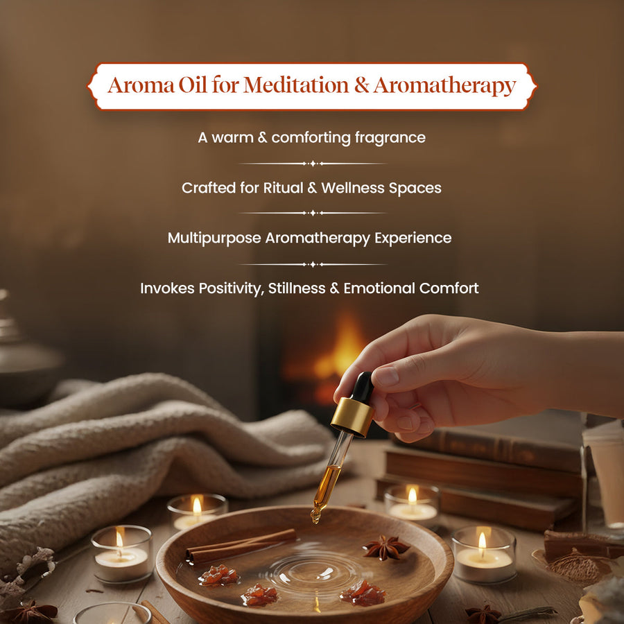 Aroma Oil – Winter Myrrh by Pujashree | Sanatana Journey