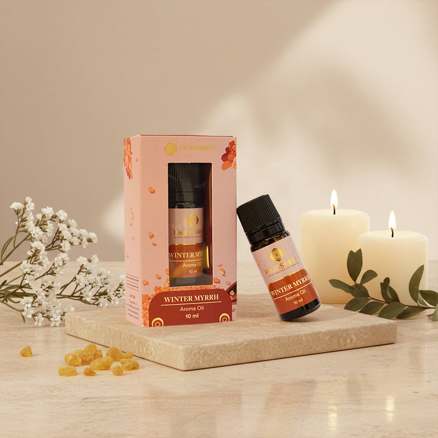 Aroma Oil – Winter Myrrh by Pujashree | Sanatana Journey