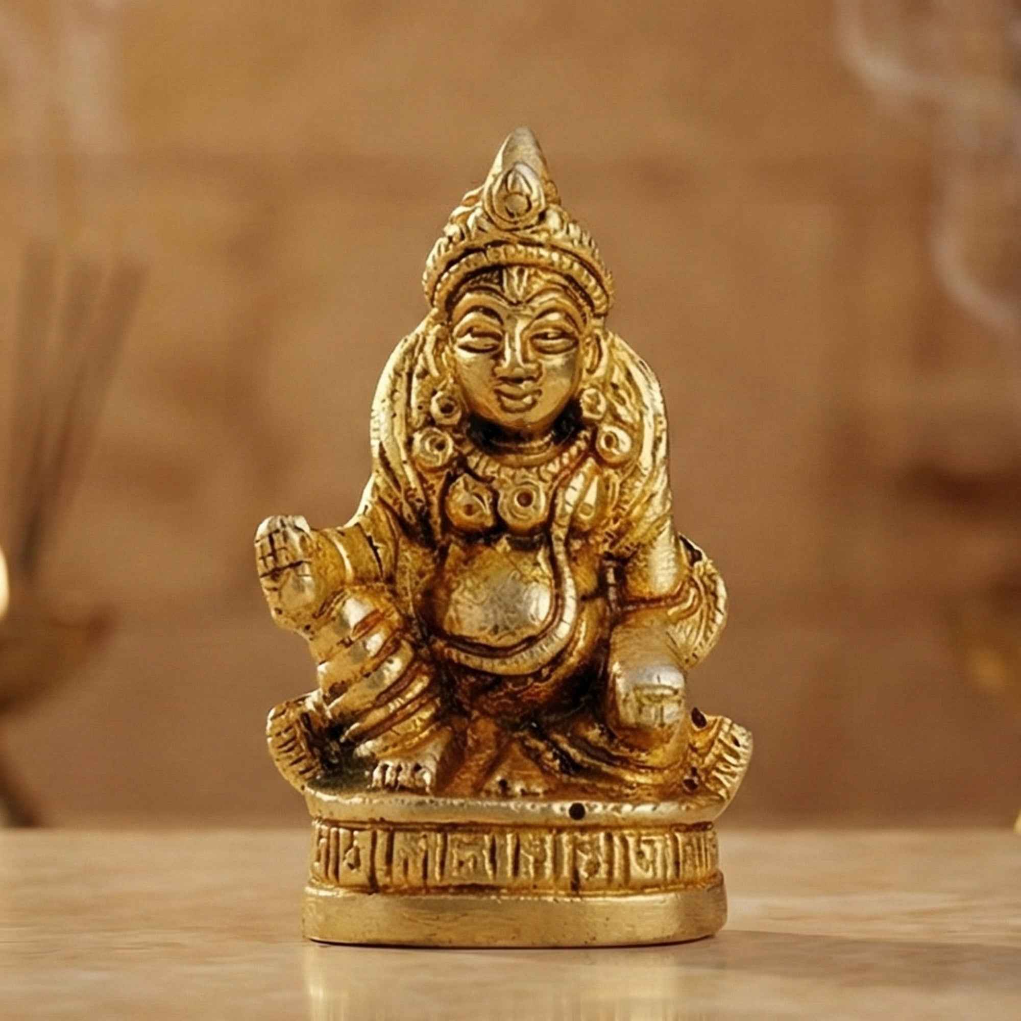 Brass Kuber Ji Idol for Daily Puja and Festive Rituals by Pujashree | Sanatana Journey