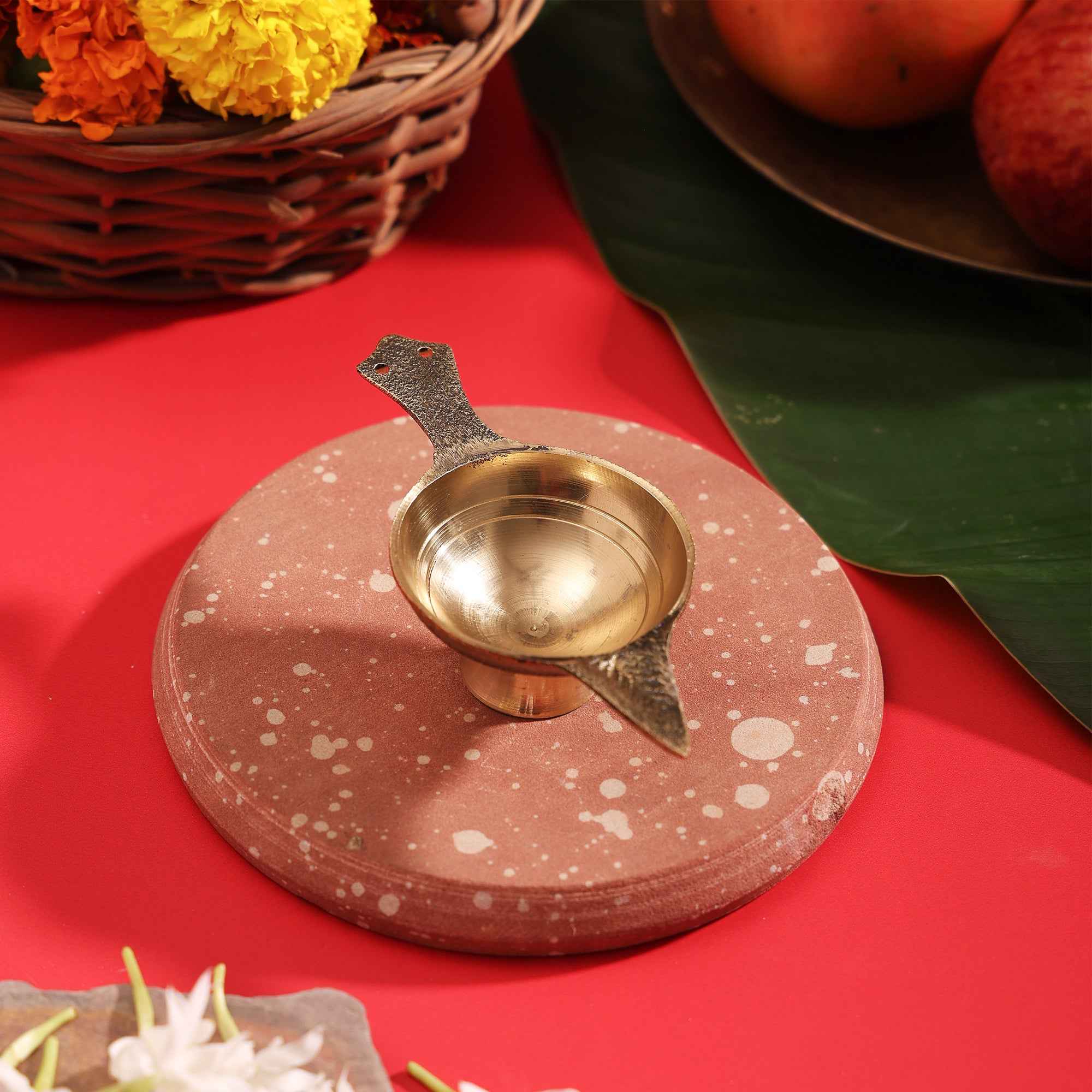 Peetal Ka Diya (Big) – 1pc by Pujashree | Sanatana Journey