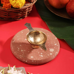 Peetal Ka Diya (Big) – 1pc by Pujashree | Sanatana Journey