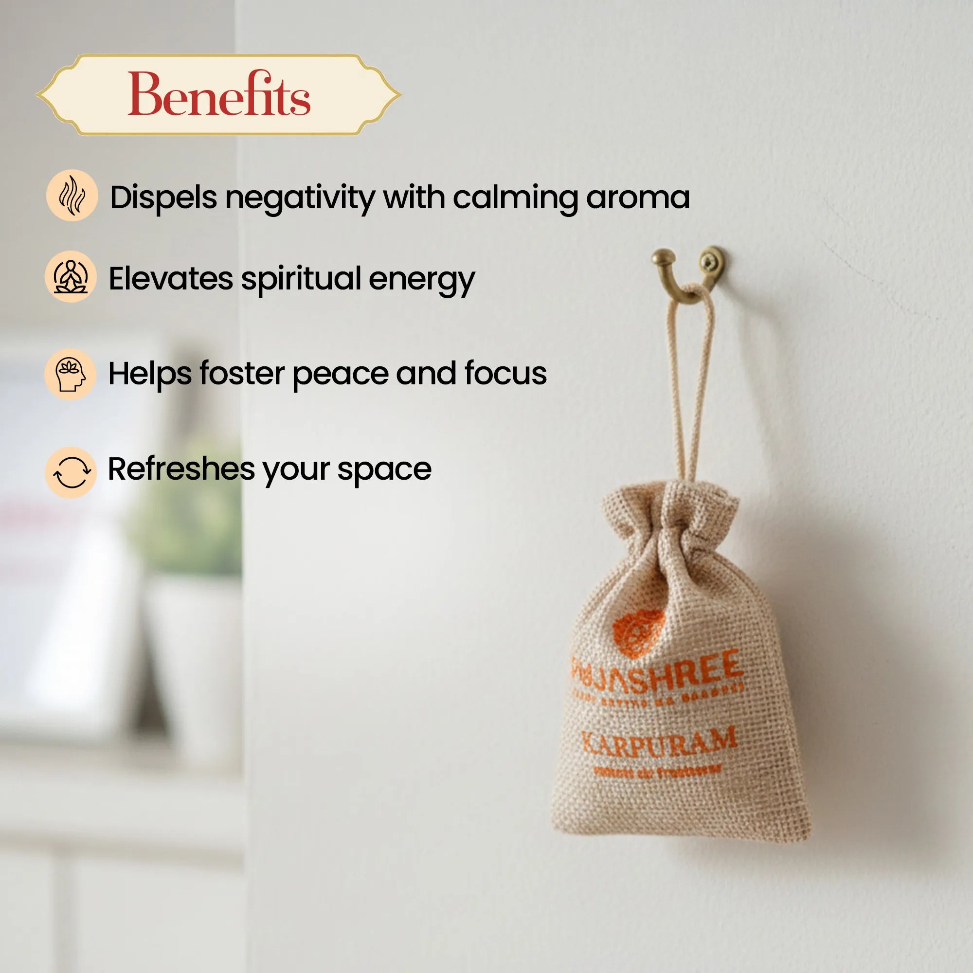 Karpuram Air Freshener – The Pure Essence of Divine Fragrance by Pujashree | Sanatana Journey