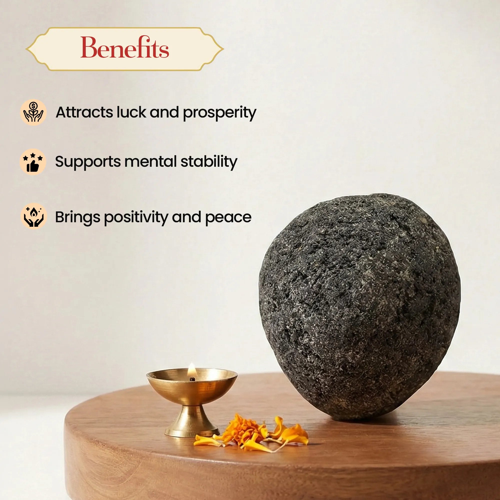 Chintamani Stone 1 PC | Heals Stress & Anxiety by Pujashree | Sanatana Journey
