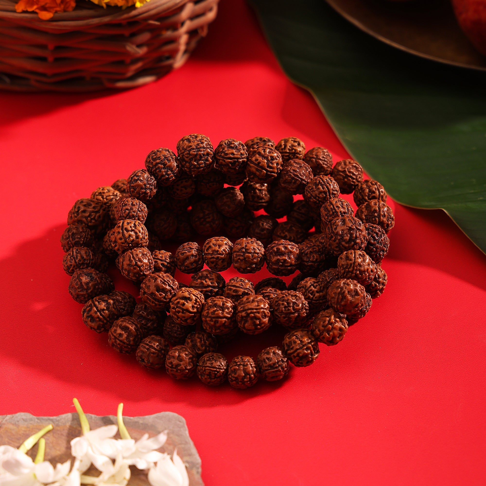 Panchmukhi Rudraksha Mala Medium (13 MM)– For Deep Meditation & Spiritual Power