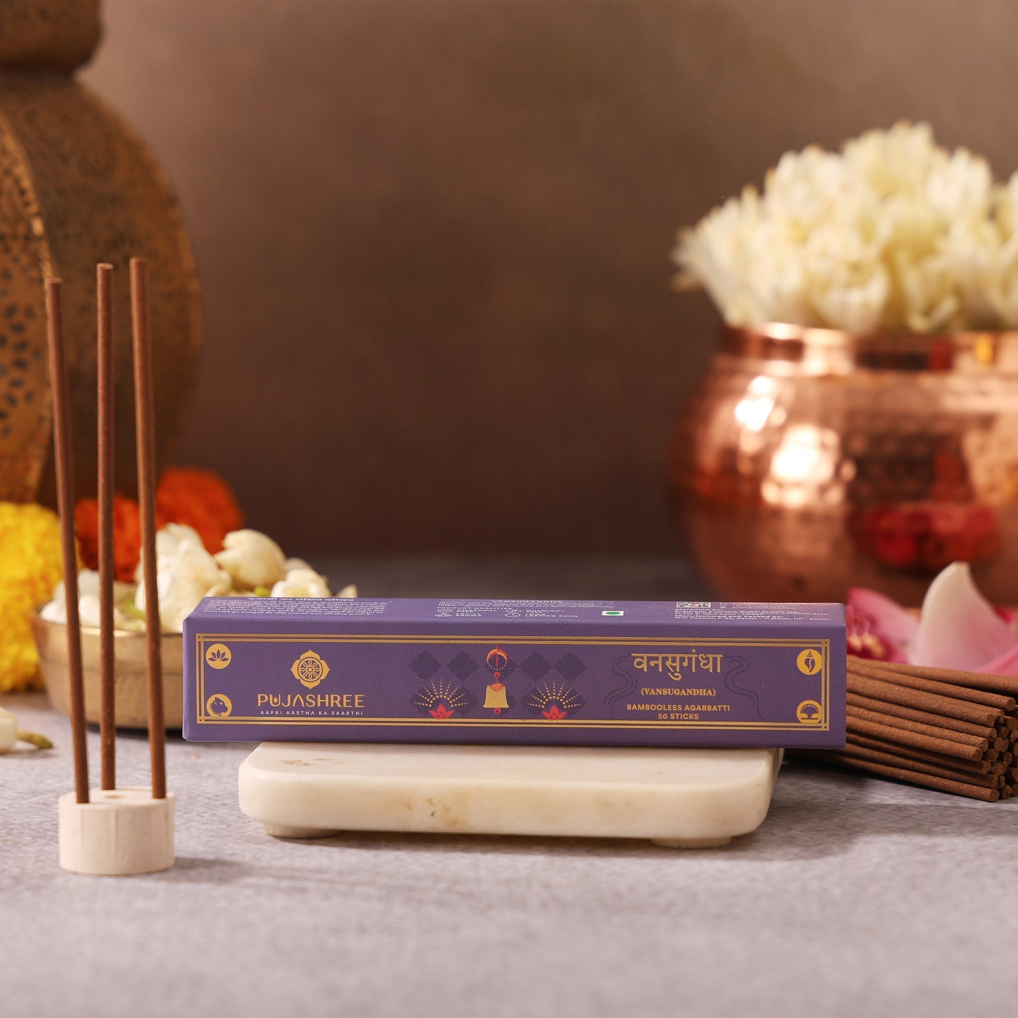 Vansugandha Bambooless Agarbatti – Fresh Aroma for a Calm Mind & Sacred Surroundings