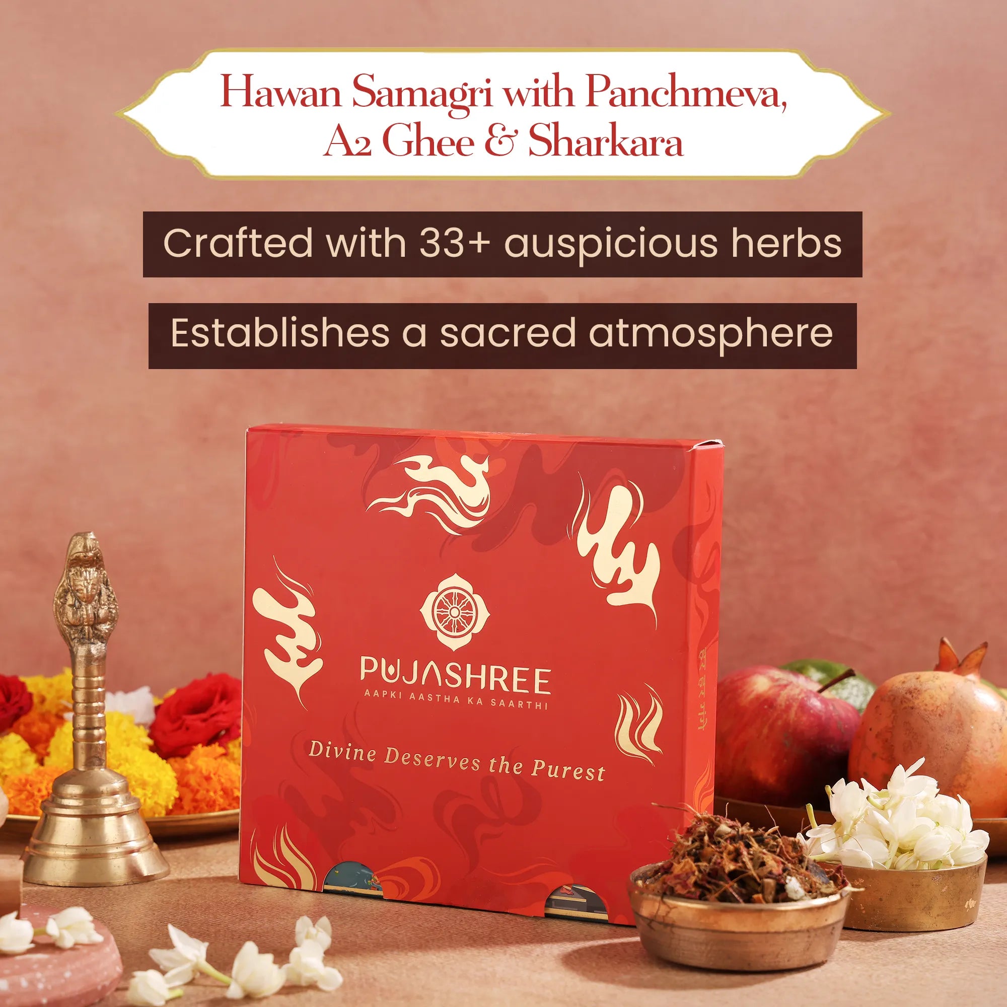 Hawan Samagri 100 g – Pure Hawan Samagri For Your Devta by Pujashree | Sanatana Journey