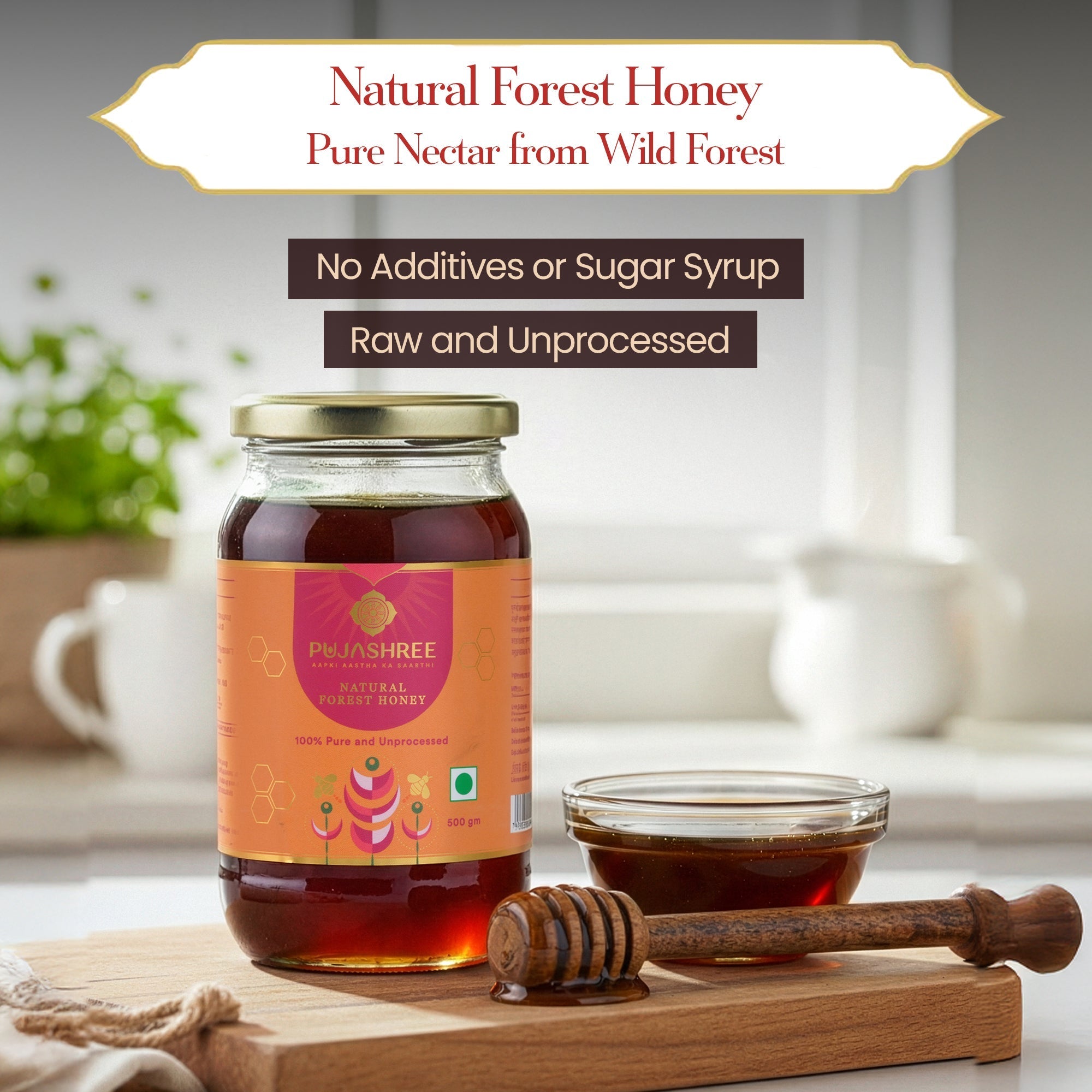 Natural Forest Honey – Pure Honey for Sacred Offerings, Immunity & Healthy Living
