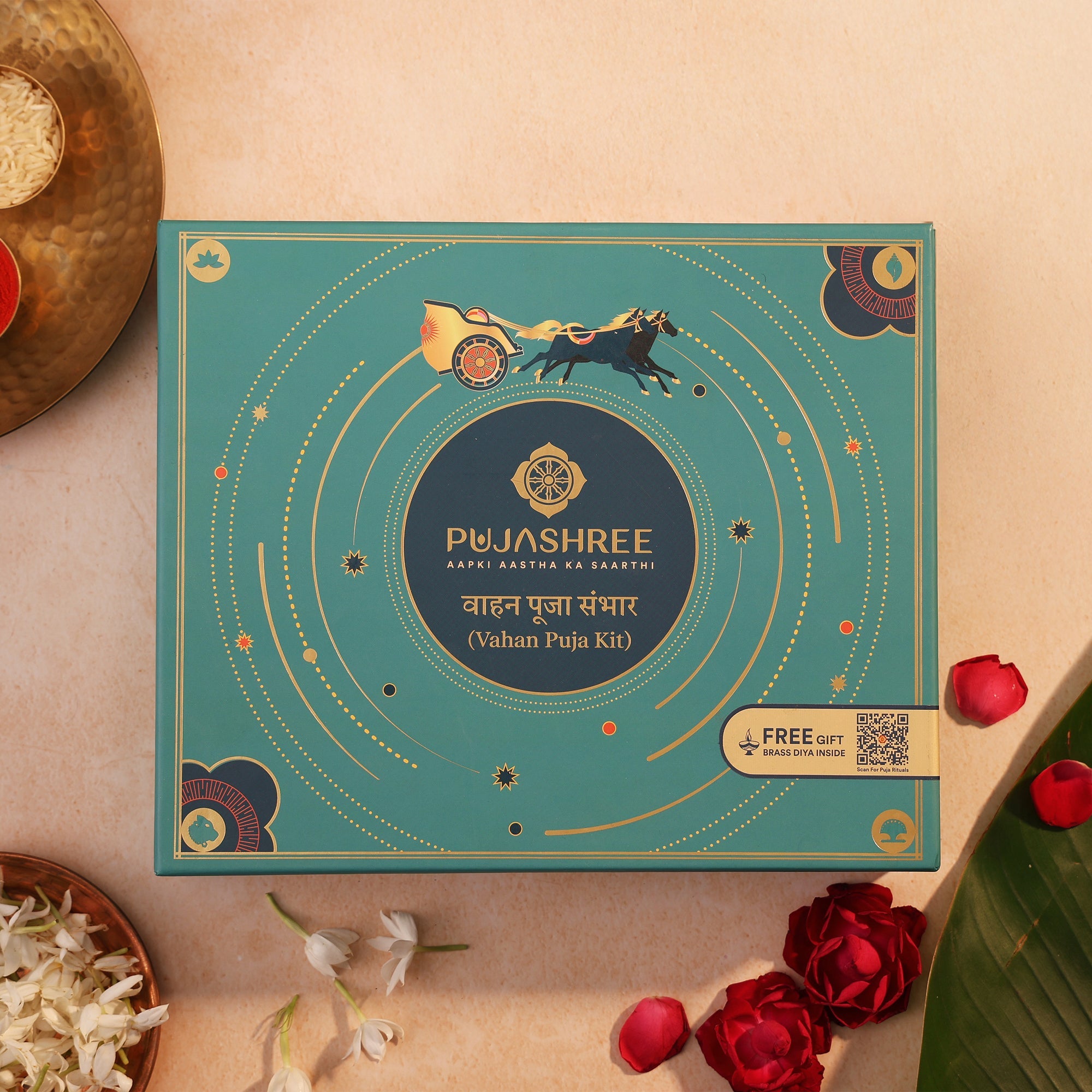 Vahan Puja Kit – Sacred Essentials for Divine Blessings & Safe Journeys by Pujashree | Sanatana Journey