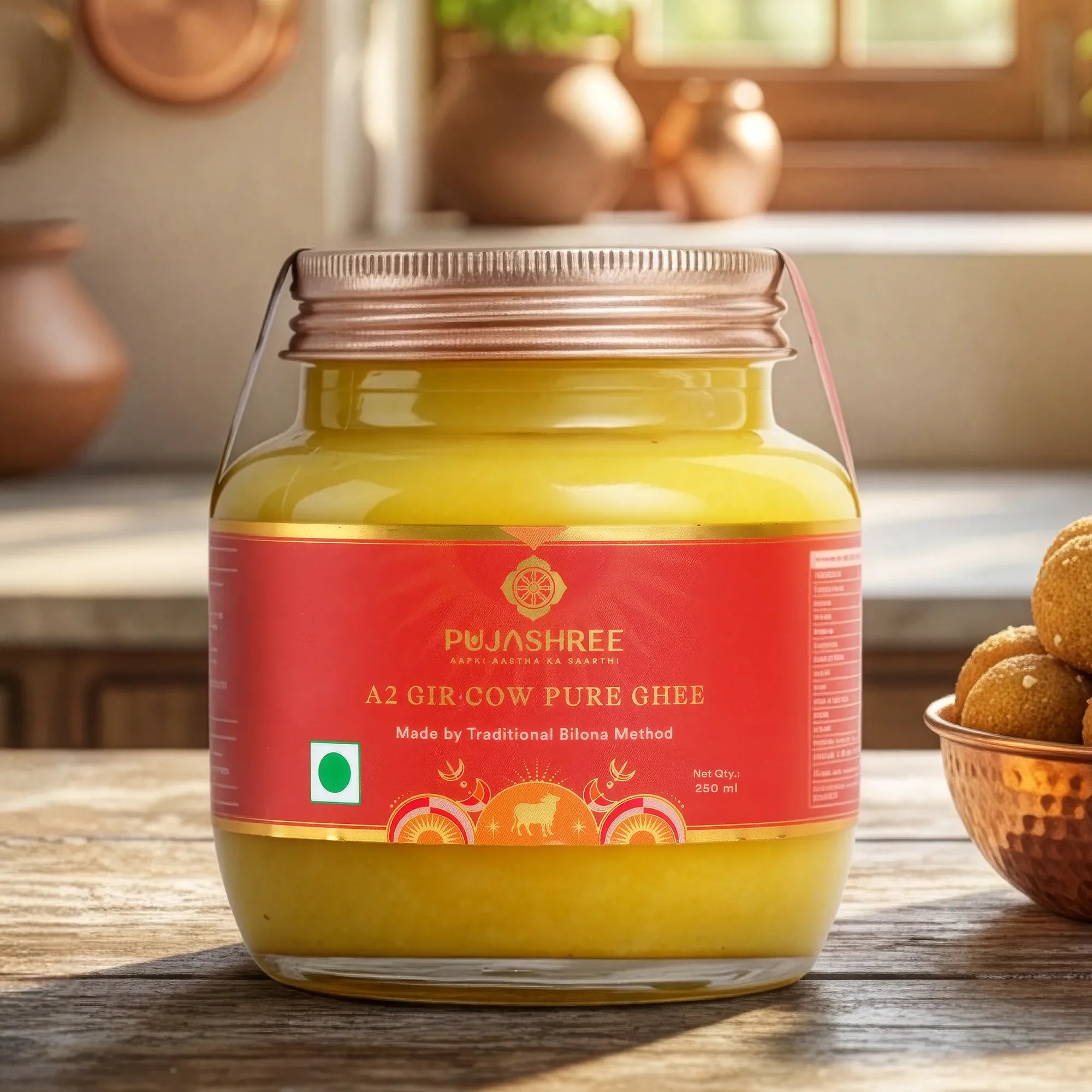 A2 Pure Gir Cow Ghee by Pujashree | Sanatana Journey