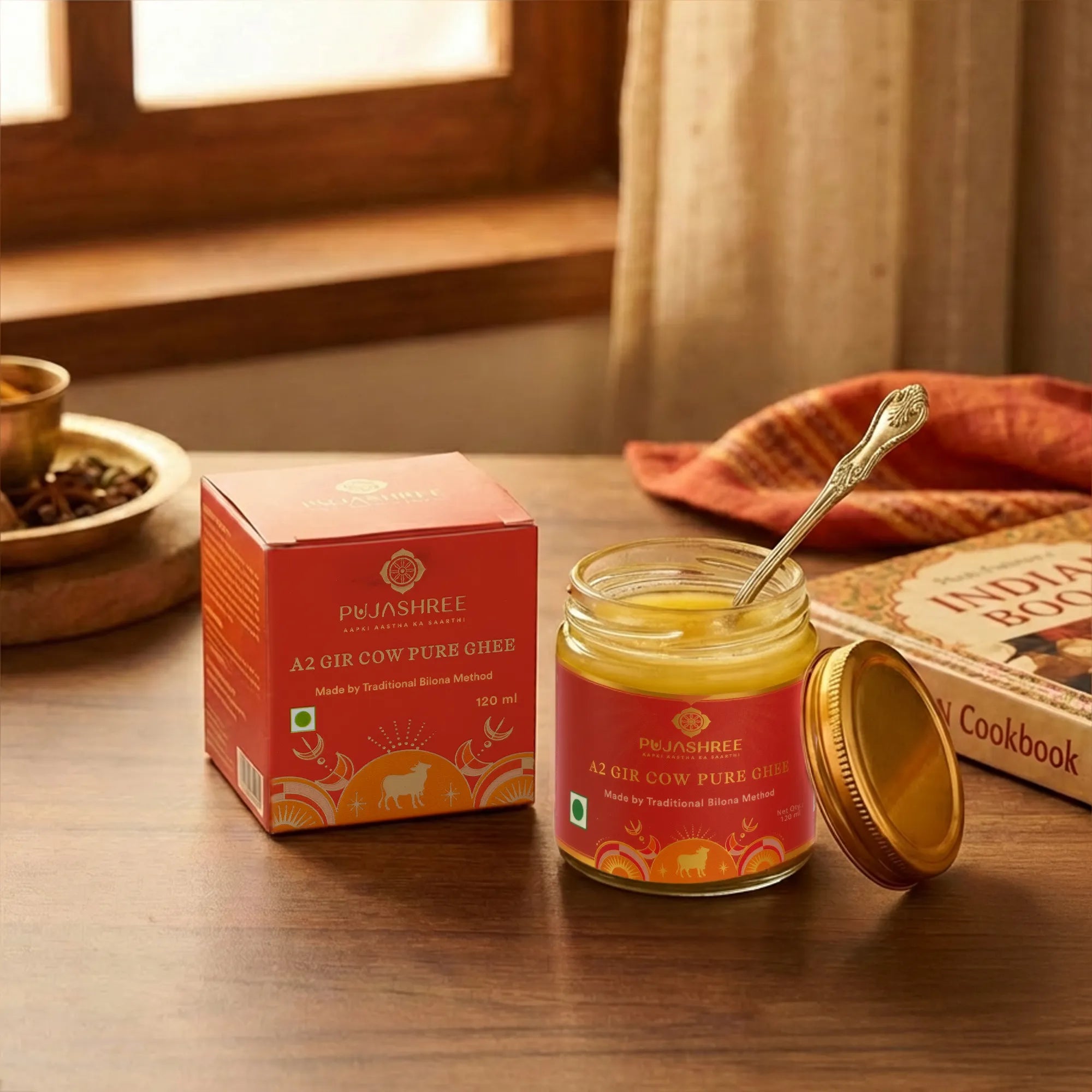 A2 Pure Gir Cow Ghee by Pujashree | Sanatana Journey