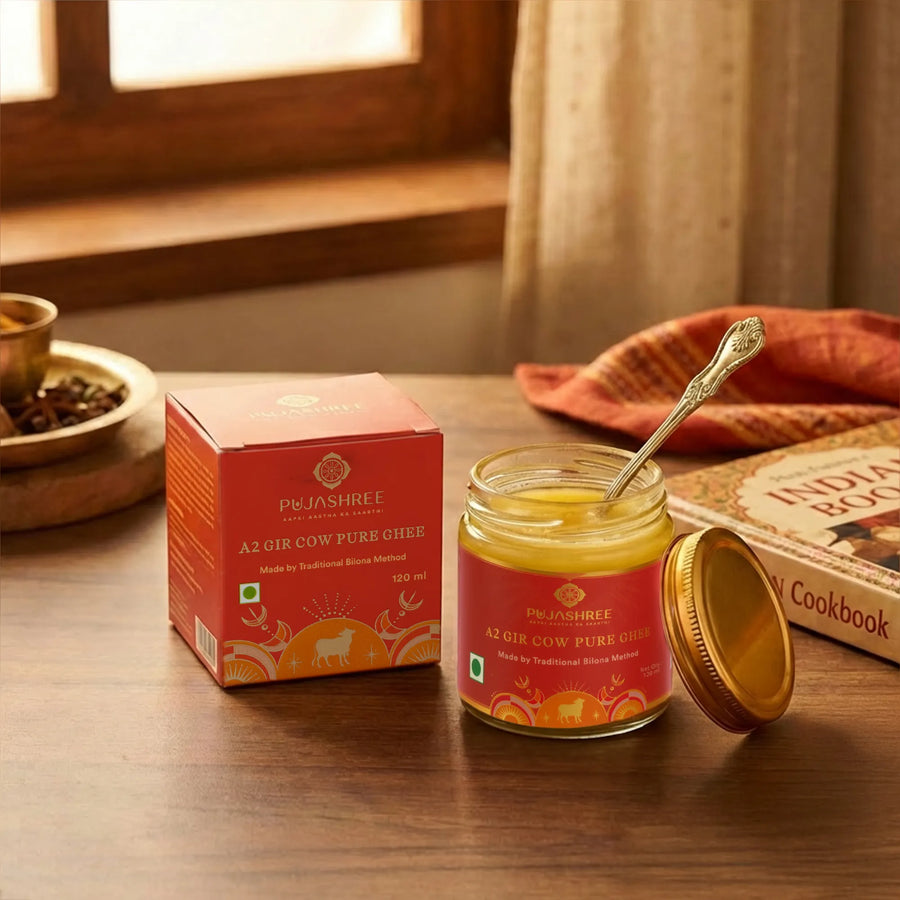 A2 Pure Gir Cow Ghee by Pujashree | Sanatana Journey