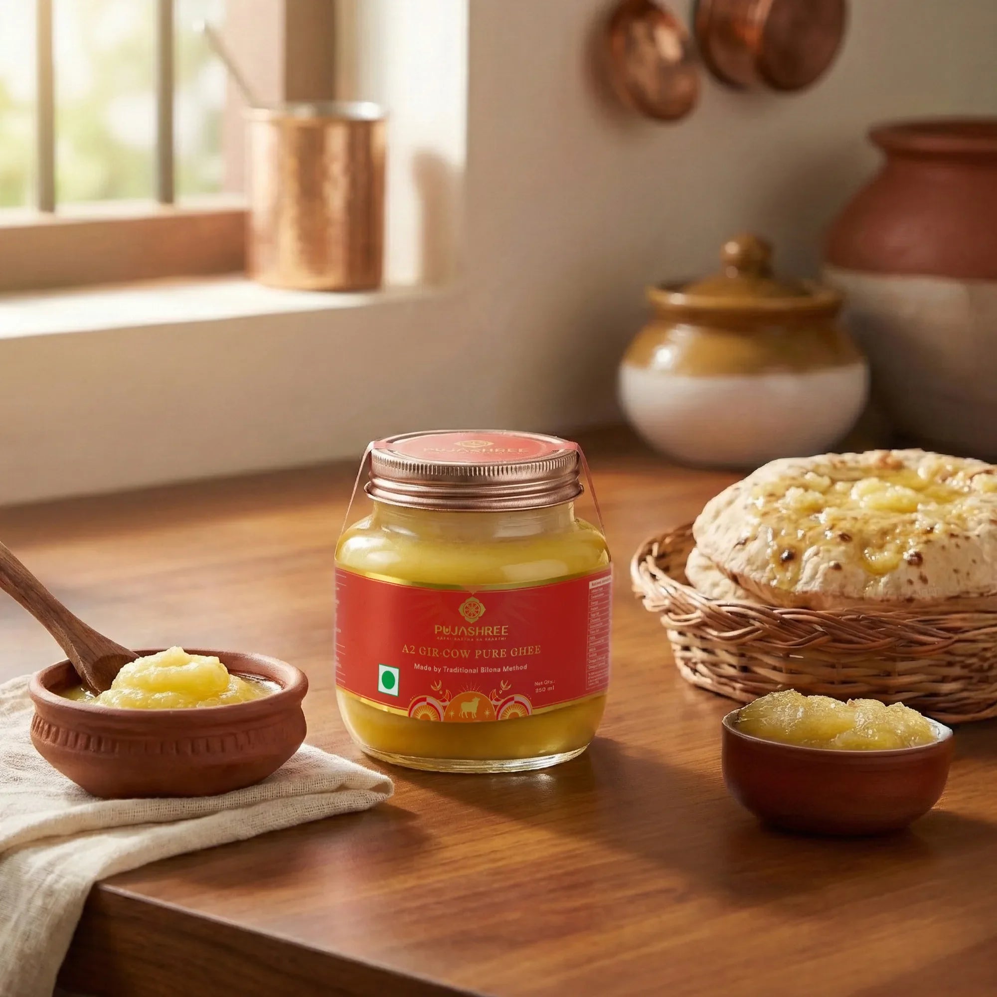 A2 Pure Gir Cow Ghee by Pujashree | Sanatana Journey
