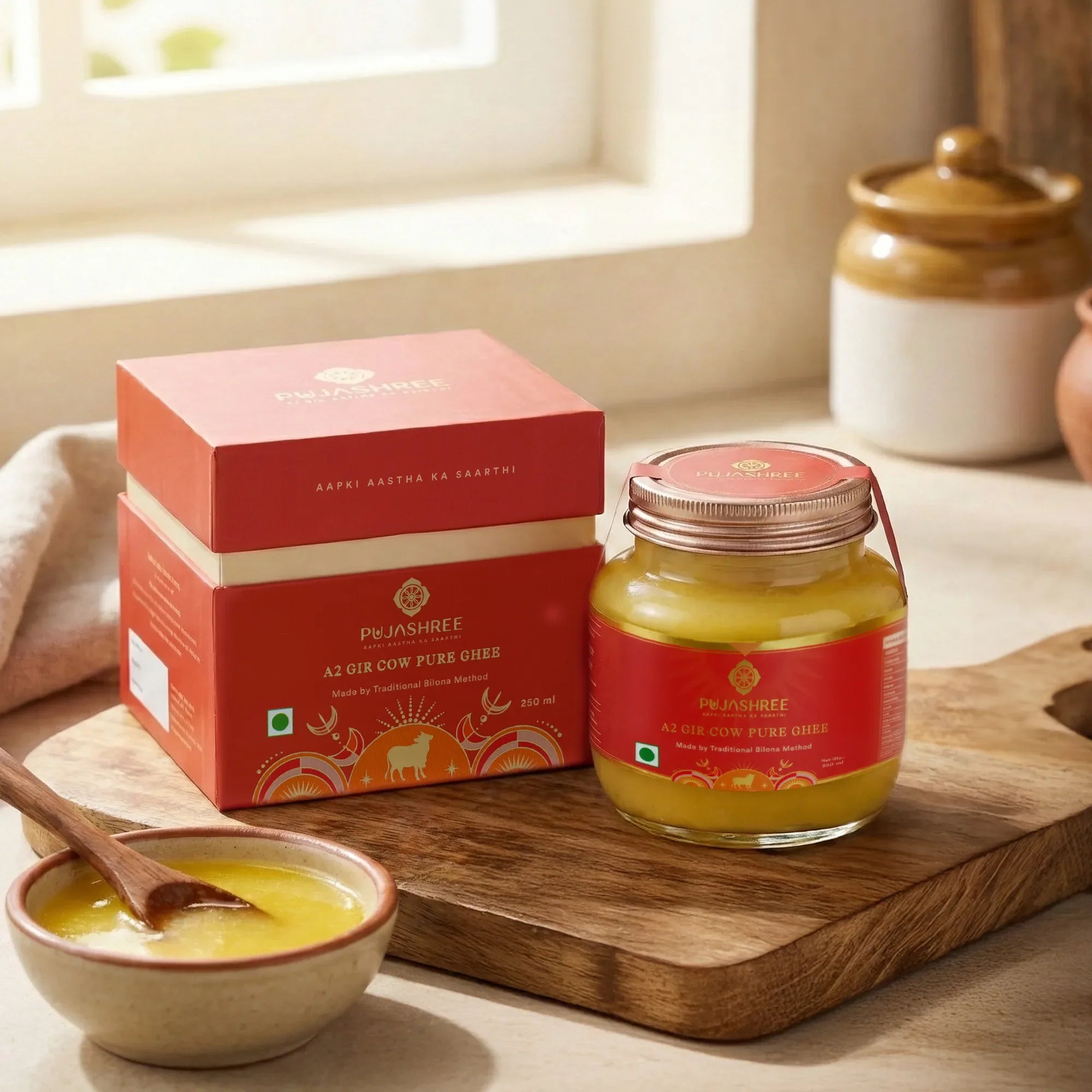 A2 Pure Gir Cow Ghee by Pujashree | Sanatana Journey