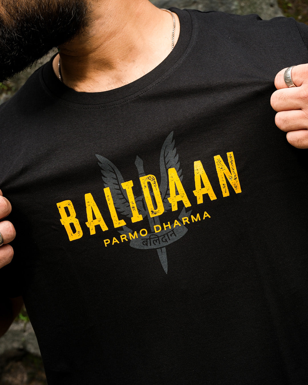 Balidaan Parmo Dharma T-Shirt - Black