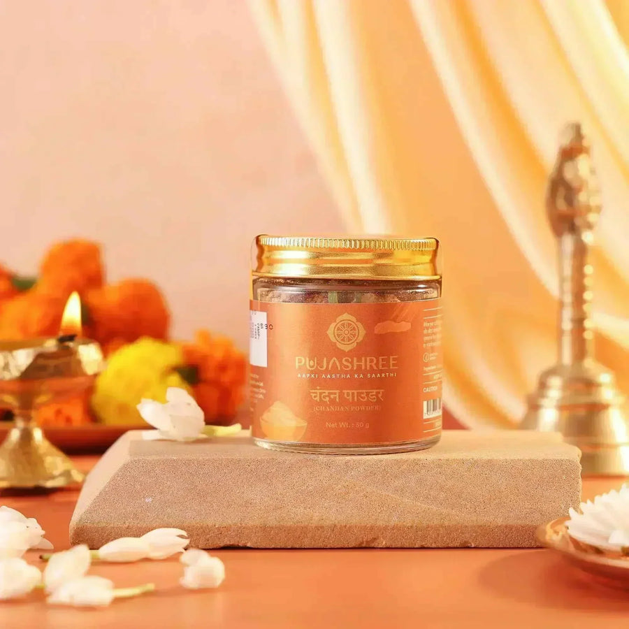 Chandan Powder 30gm by Pujashree | Sanatana Journey
