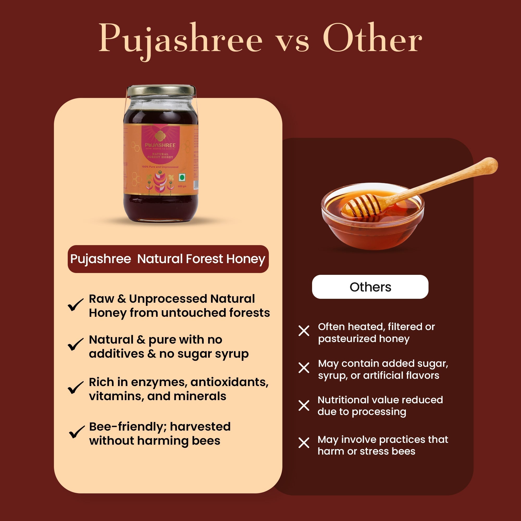 Natural Forest Honey – Pure Honey for Sacred Offerings, Immunity & Healthy Living