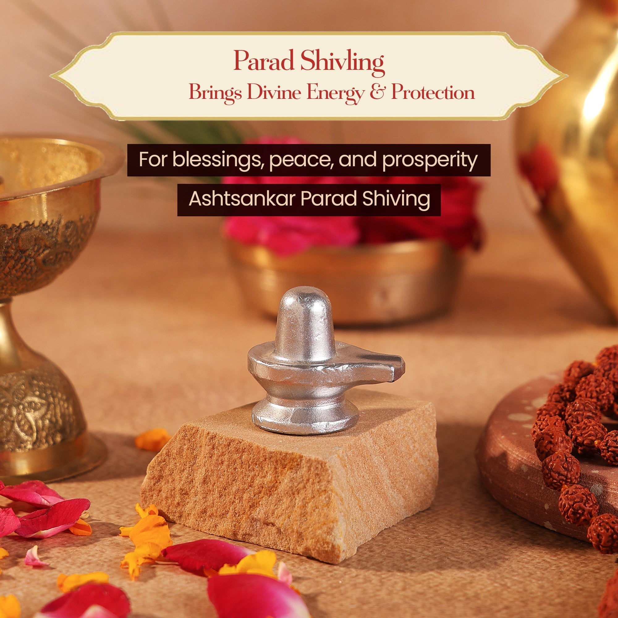 Ashtsanskar Parad Shivling – Ritually Energized with 8 Vedic Rituals for Peace, Protection & Prosperity