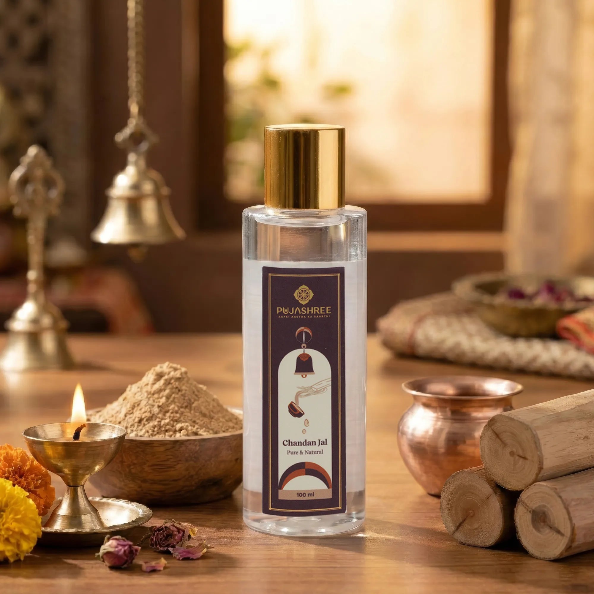 Chandan Jal 100 ml by Pujashree | Sanatana Journey