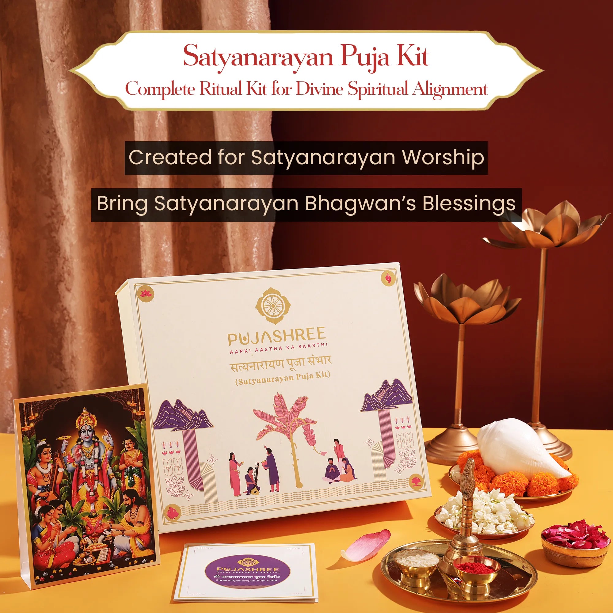 Satyanarayan Ji Puja Kit by Pujashree | Sanatana Journey