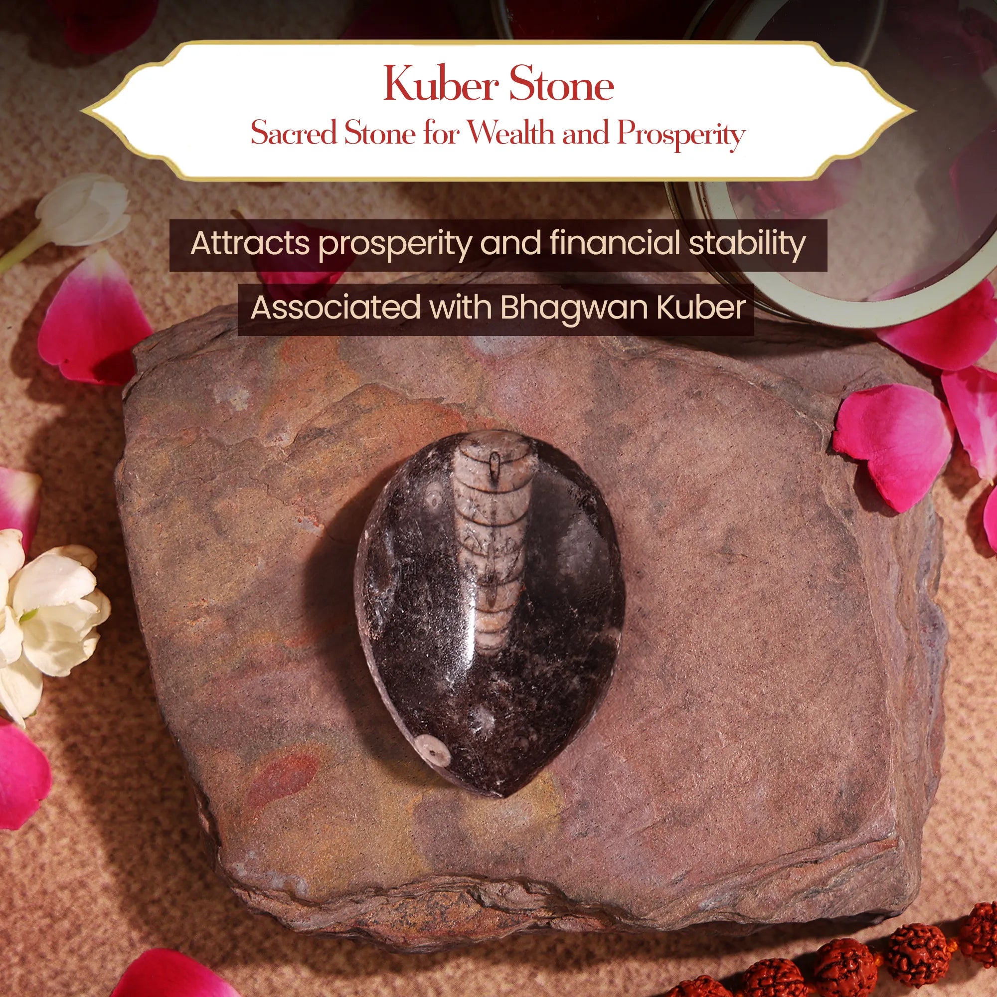 Kuber Stone 1 Pc | Symbol Of Bhagwan Kuber | Growth & Success | Brings Financial Stability