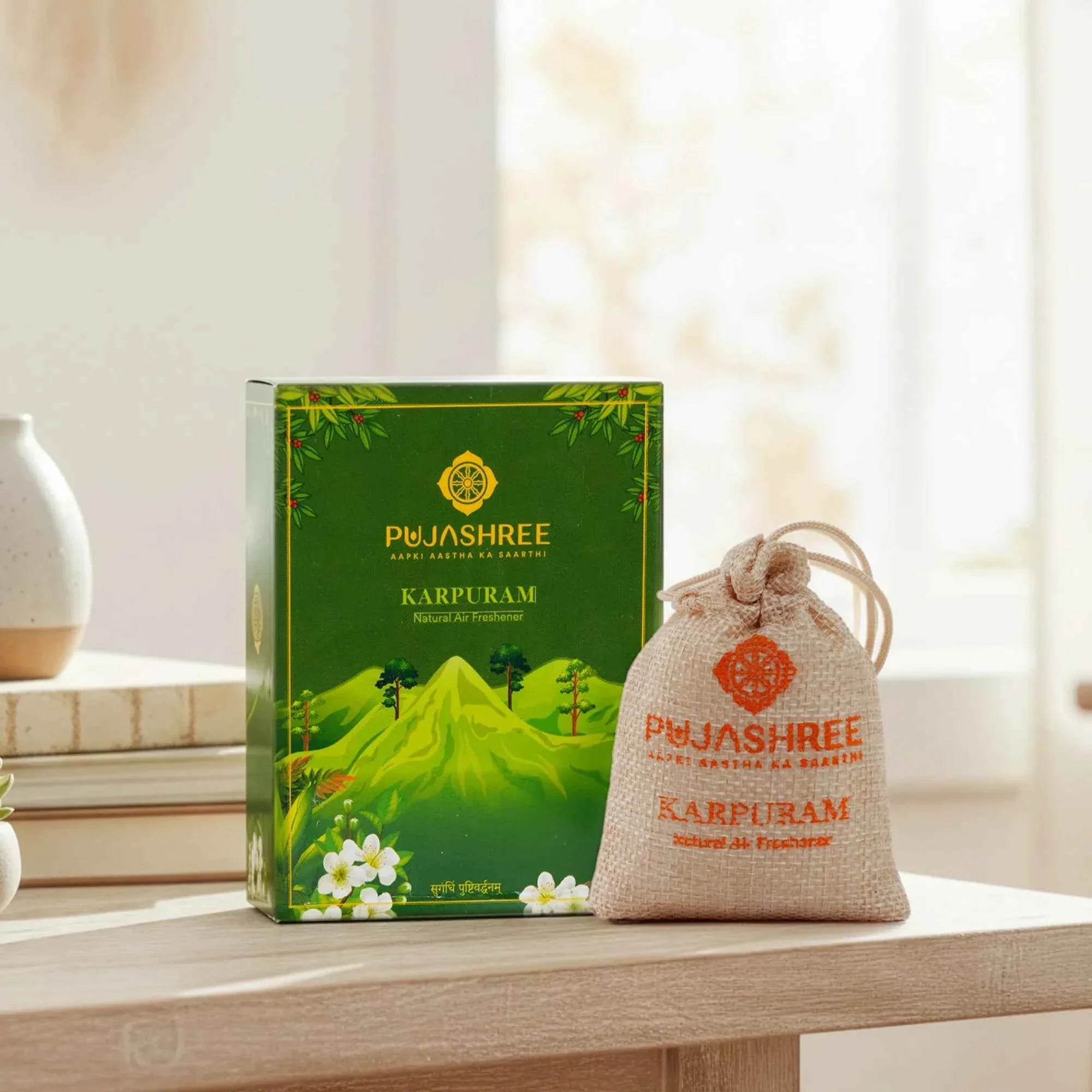 Karpuram Air Freshener – The Pure Essence of Divine Fragrance by Pujashree | Sanatana Journey