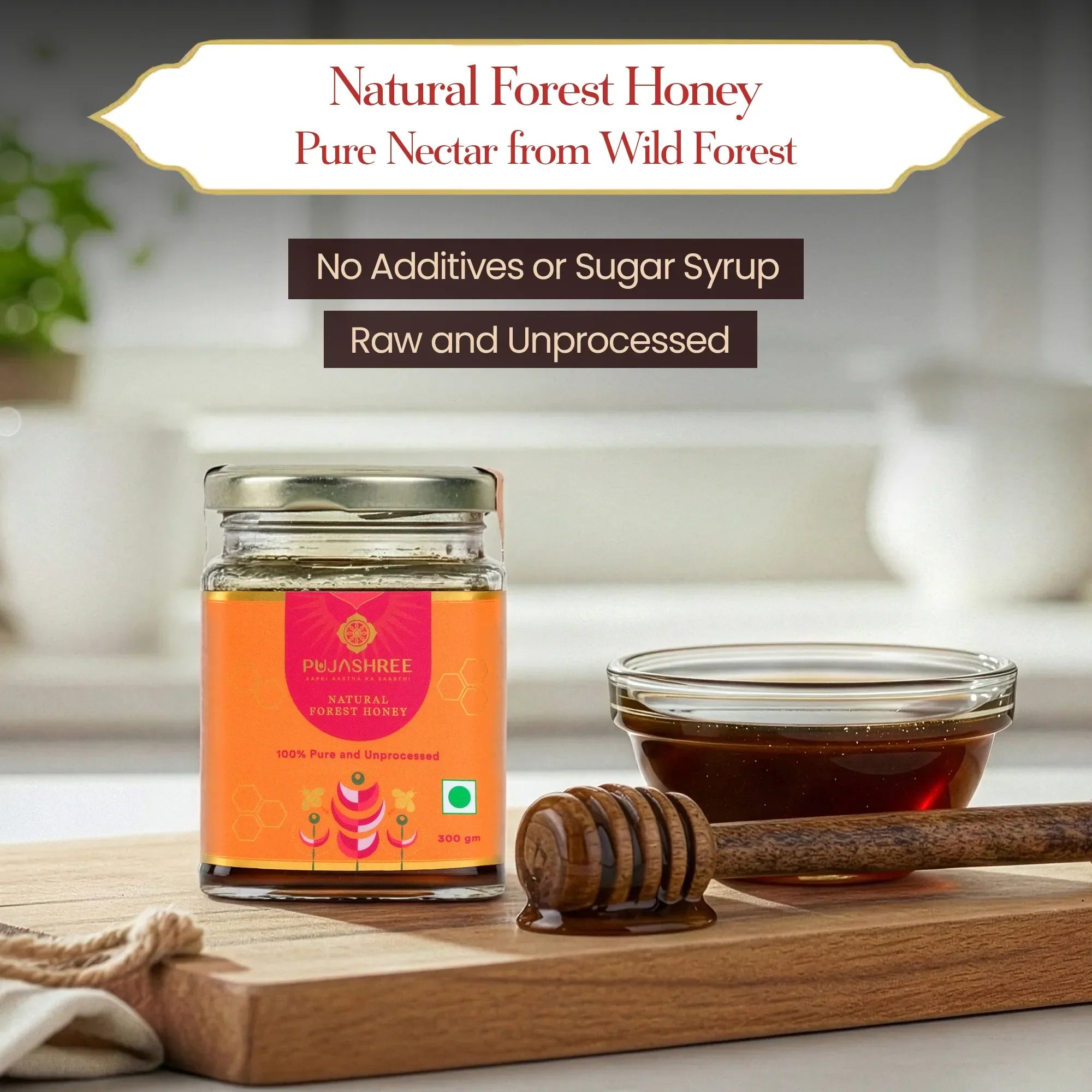 Natural Forest Honey – Pure Honey for Sacred Offerings, Immunity & Healthy Living
