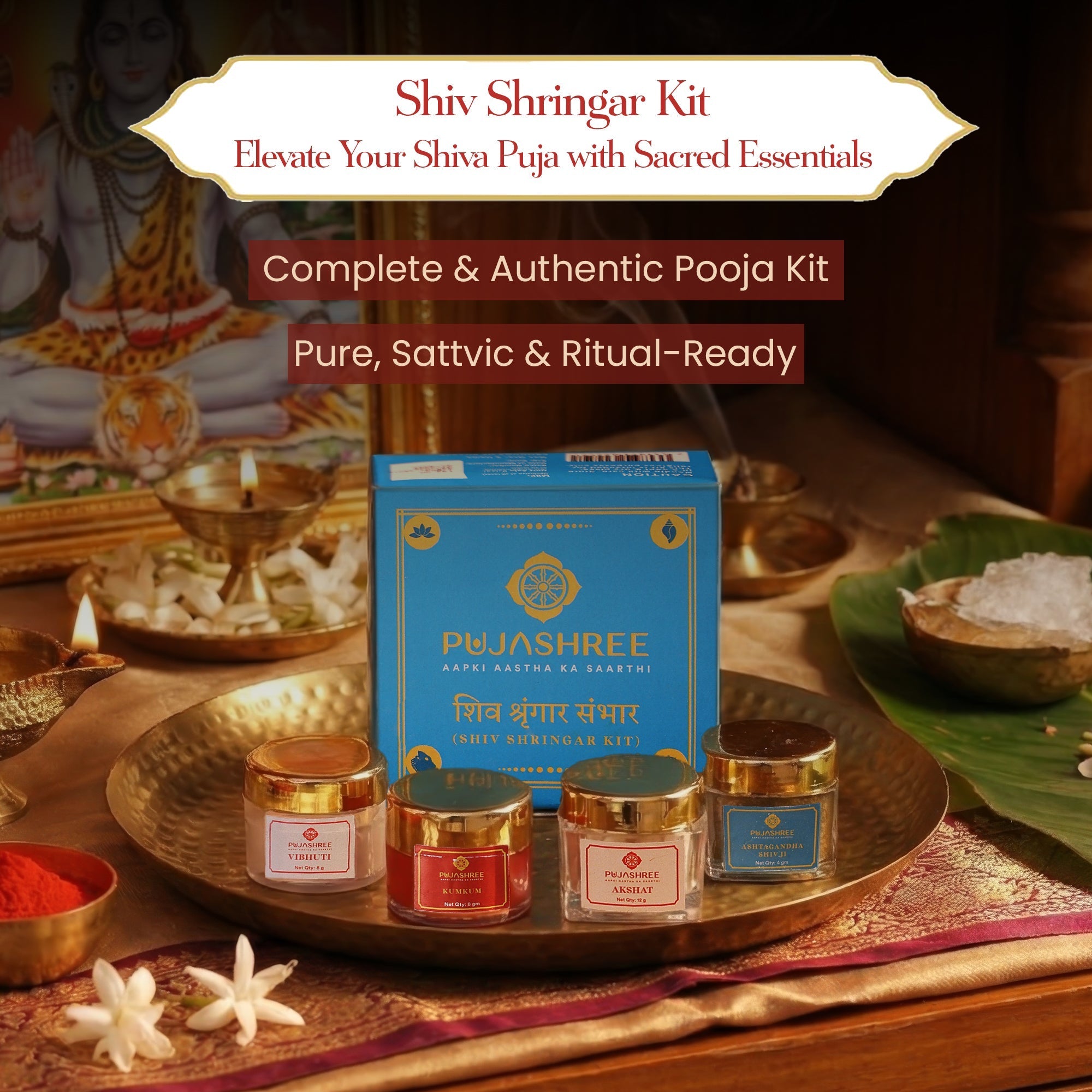 Shiv Shringar Kit by Pujashree | Sanatana Journey