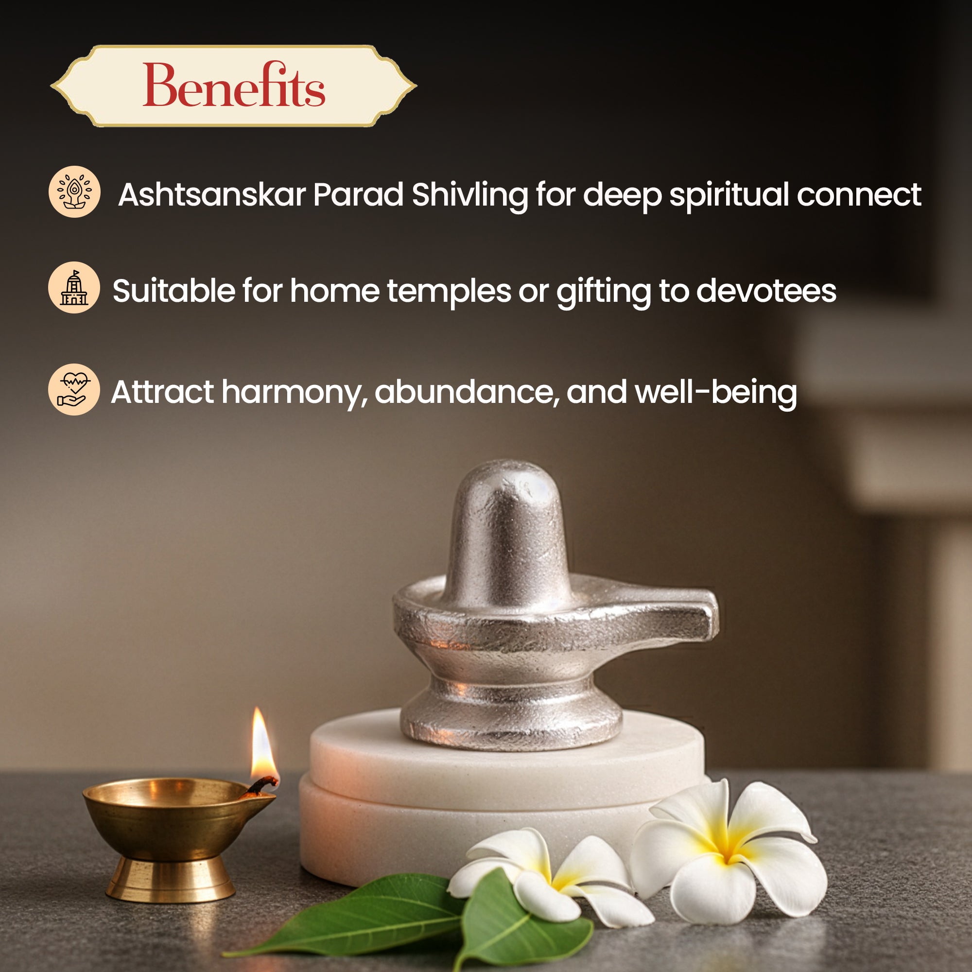 Ashtsanskar Parad Shivling – Ritually Energized with 8 Vedic Rituals for Peace, Protection & Prosperity