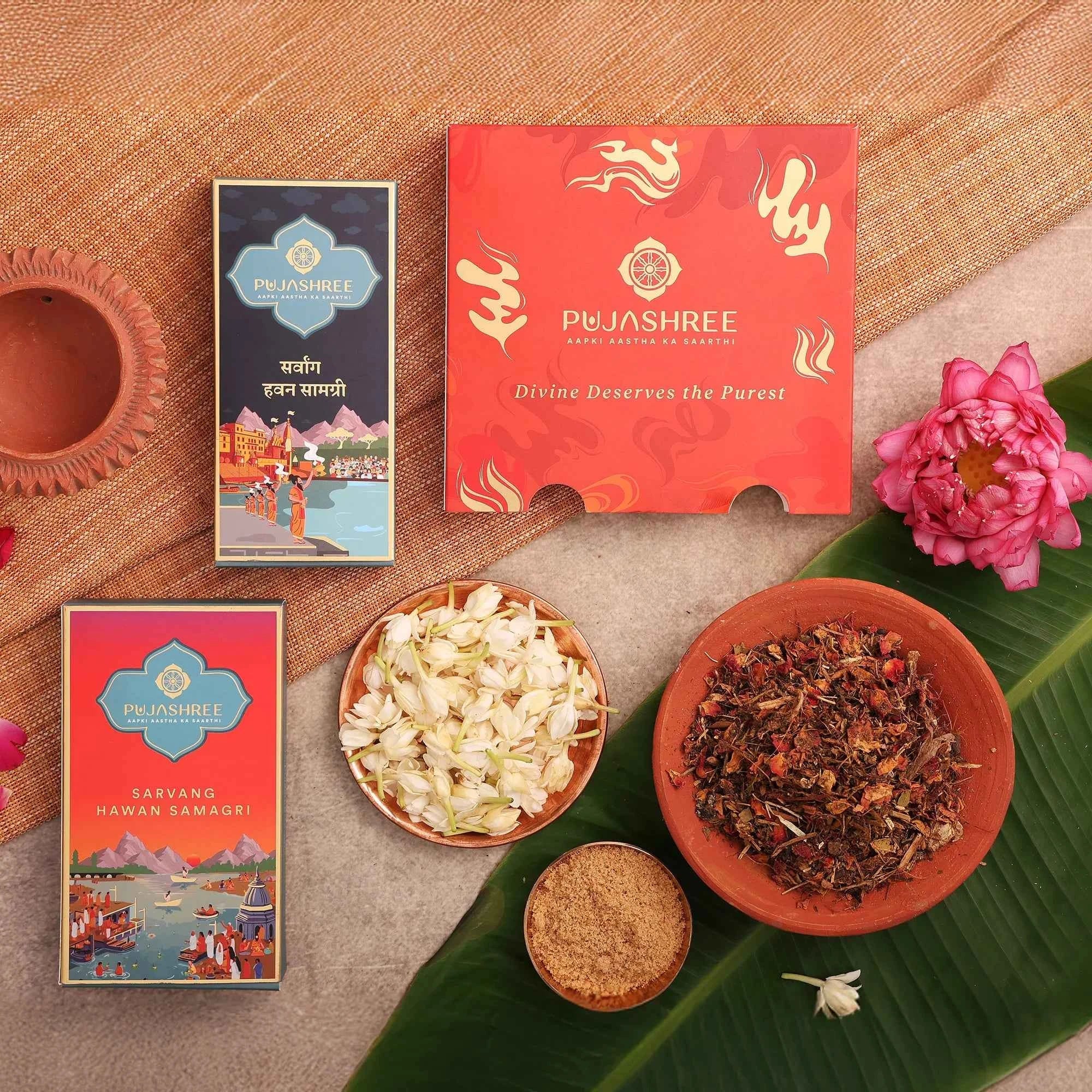 Hawan Samagri 100 g – Pure Hawan Samagri For Your Devta by Pujashree | Sanatana Journey