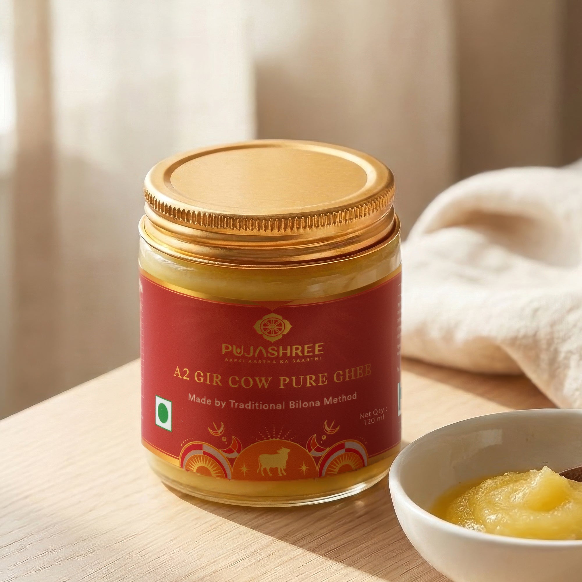 A2 Pure Gir Cow Ghee by Pujashree | Sanatana Journey