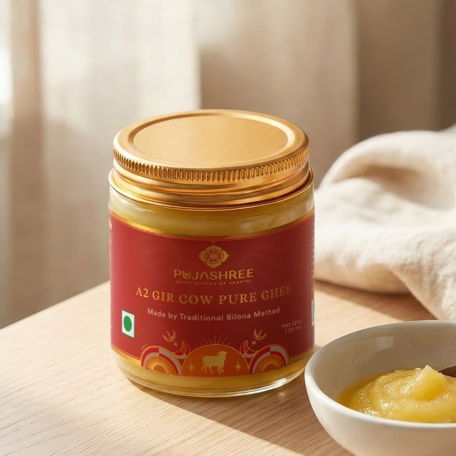 A2 Pure Gir Cow Ghee by Pujashree | Sanatana Journey