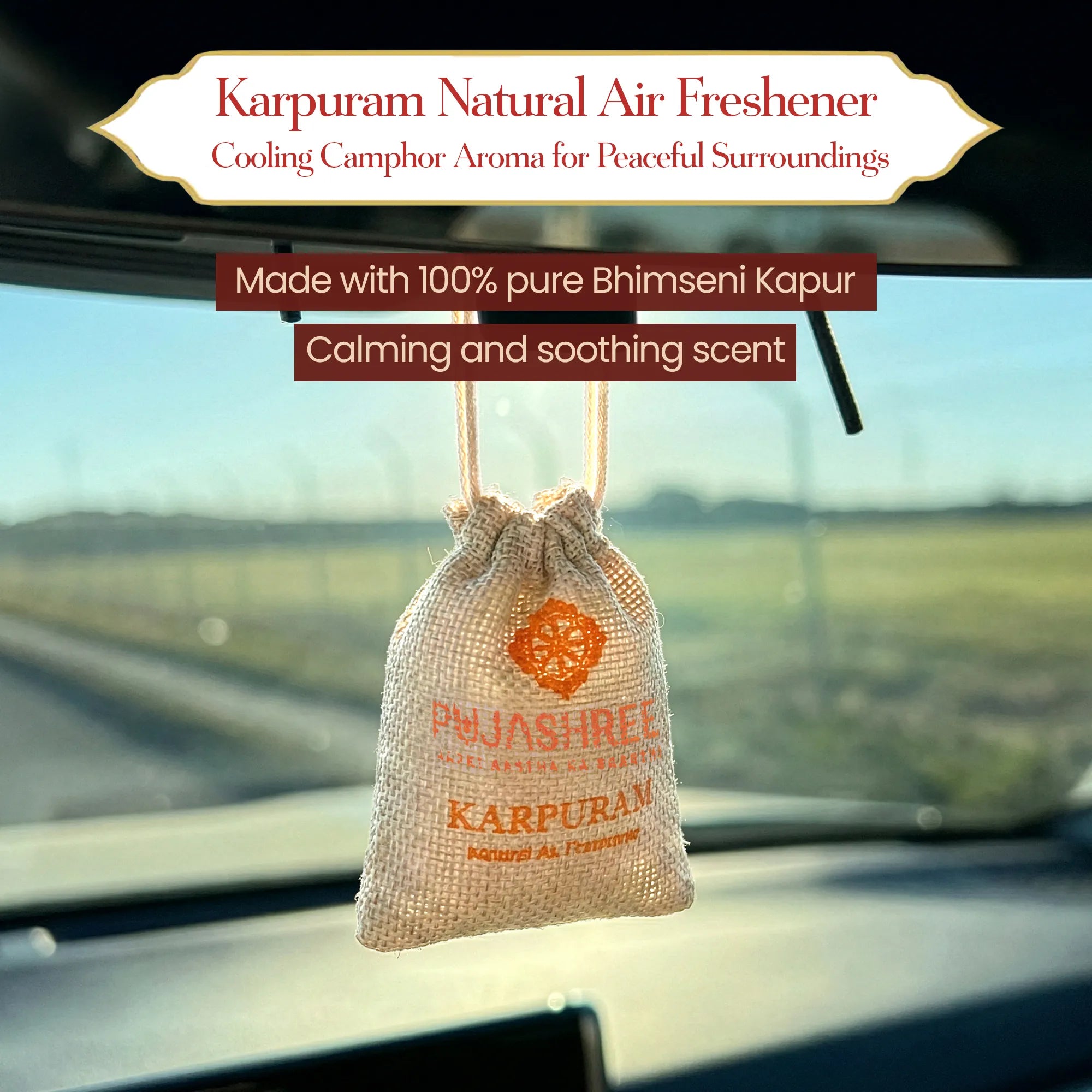 Karpuram Air Freshener – The Pure Essence of Divine Fragrance by Pujashree | Sanatana Journey