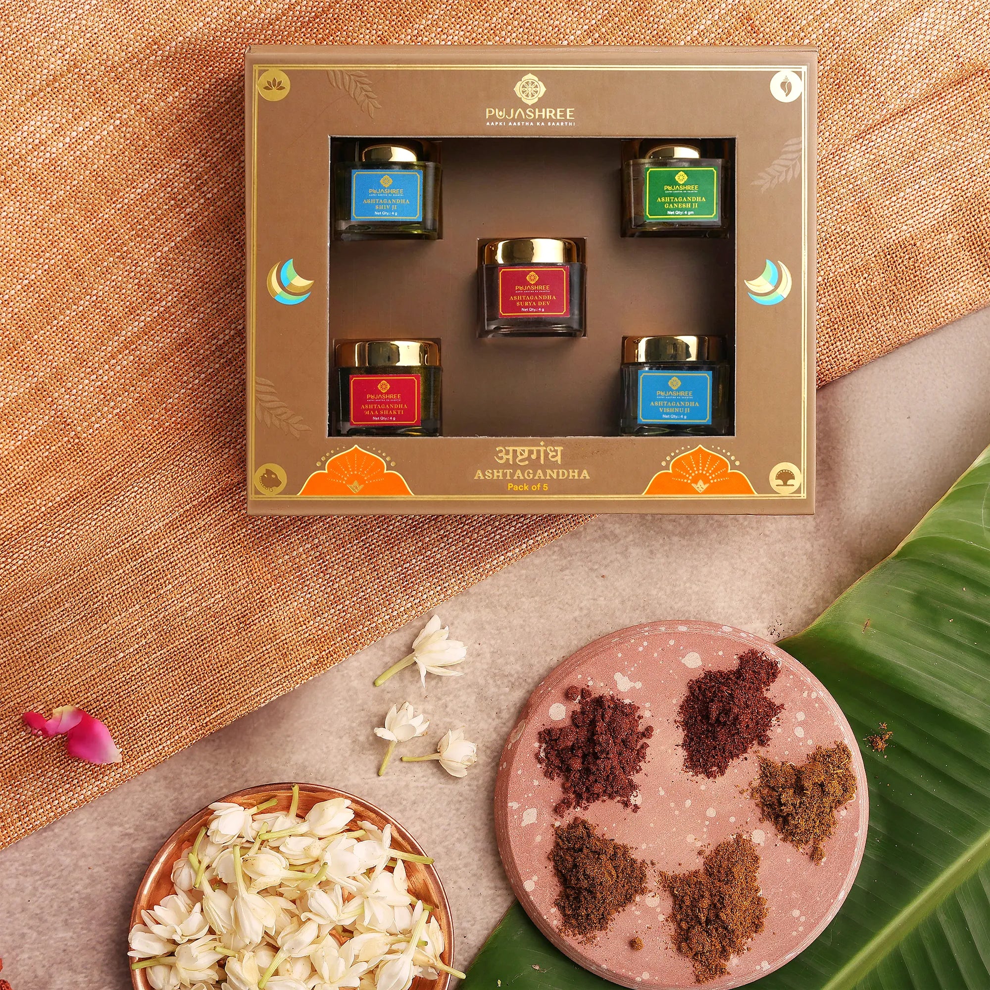 Ashtagandha Panchdev Pack (Set of 5) – Sacred Fragrance for Divine Worship