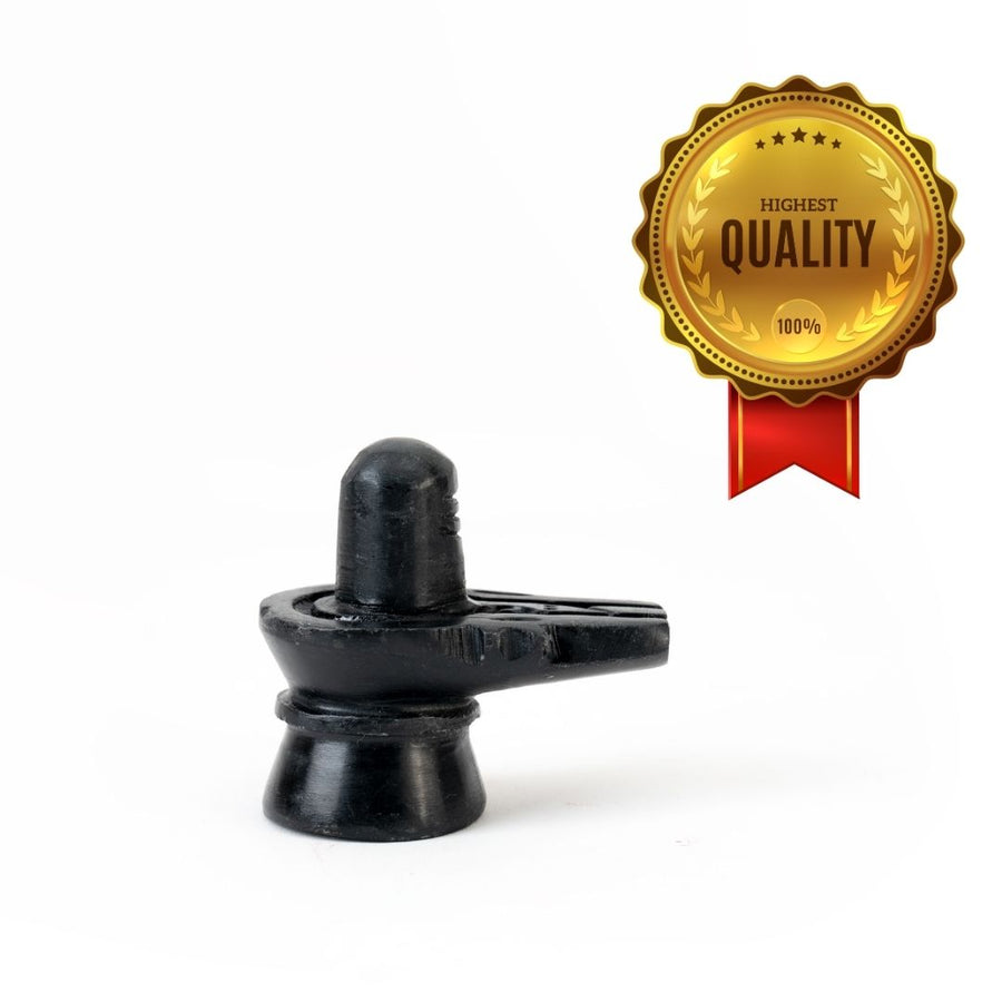 Black Stone Shivling for Puja