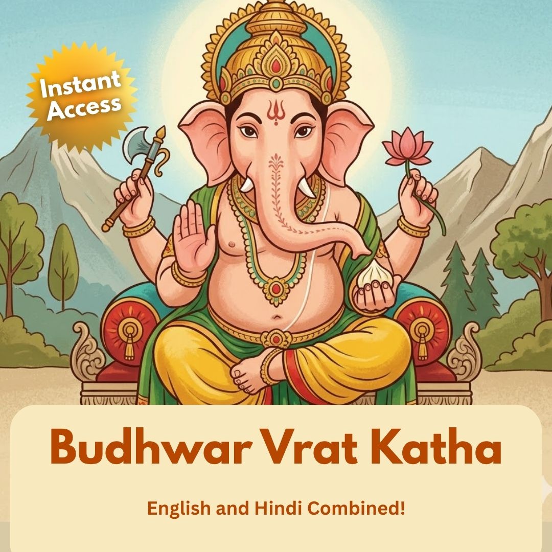 Budhvar Vrat Katha E-Book – Complete Wednesday Ganesha Puja Vidhi & Story for Wisdom