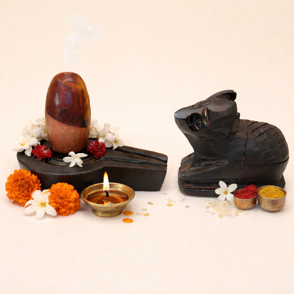 Shivnandi Narmadeshwar Shivling by Pujashree | Sanatana Journey
