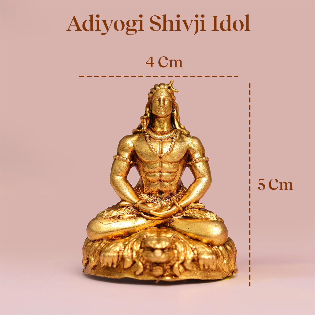 Adiyogi Shivji Brass Idol – A Symbol of Spiritual Awakeness and Stillness by Pujashree | Sanatana Journey
