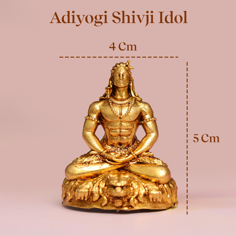 Adiyogi Shivji Brass Idol – A Symbol of Spiritual Awakeness and Stillness by Pujashree | Sanatana Journey