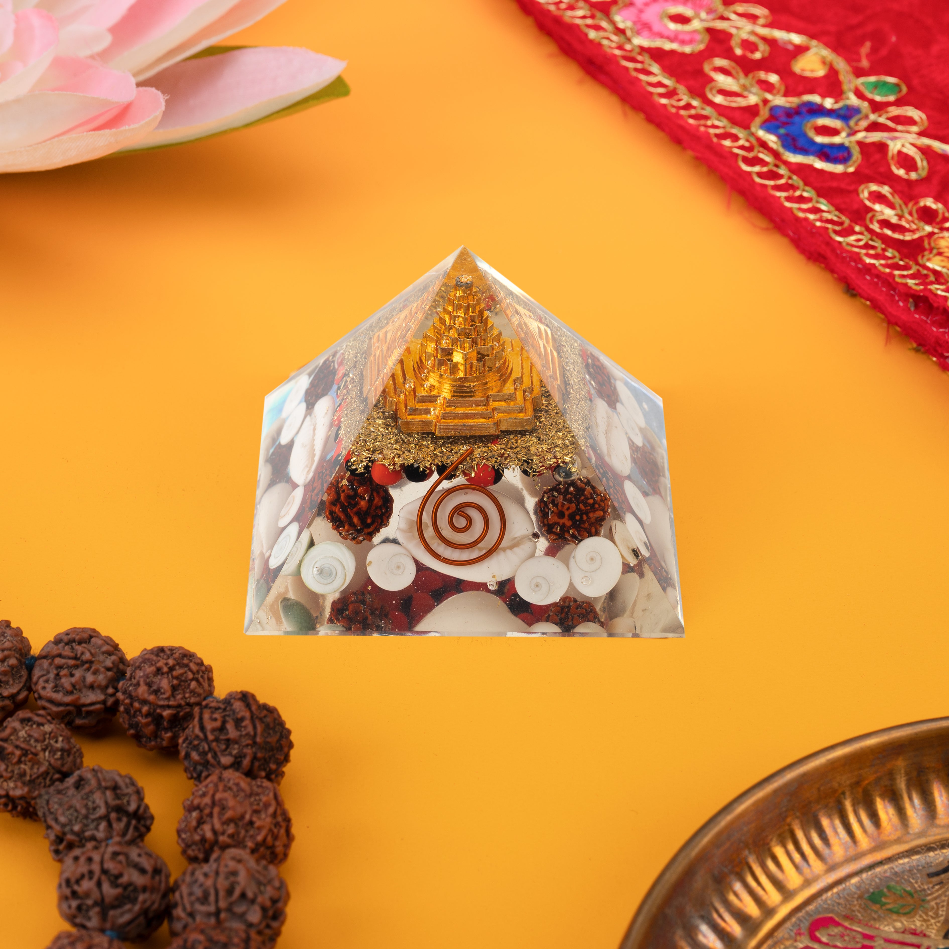 Money Magnet Pyramid | Maha Laxmi Pyramid Yantra – Original Certified