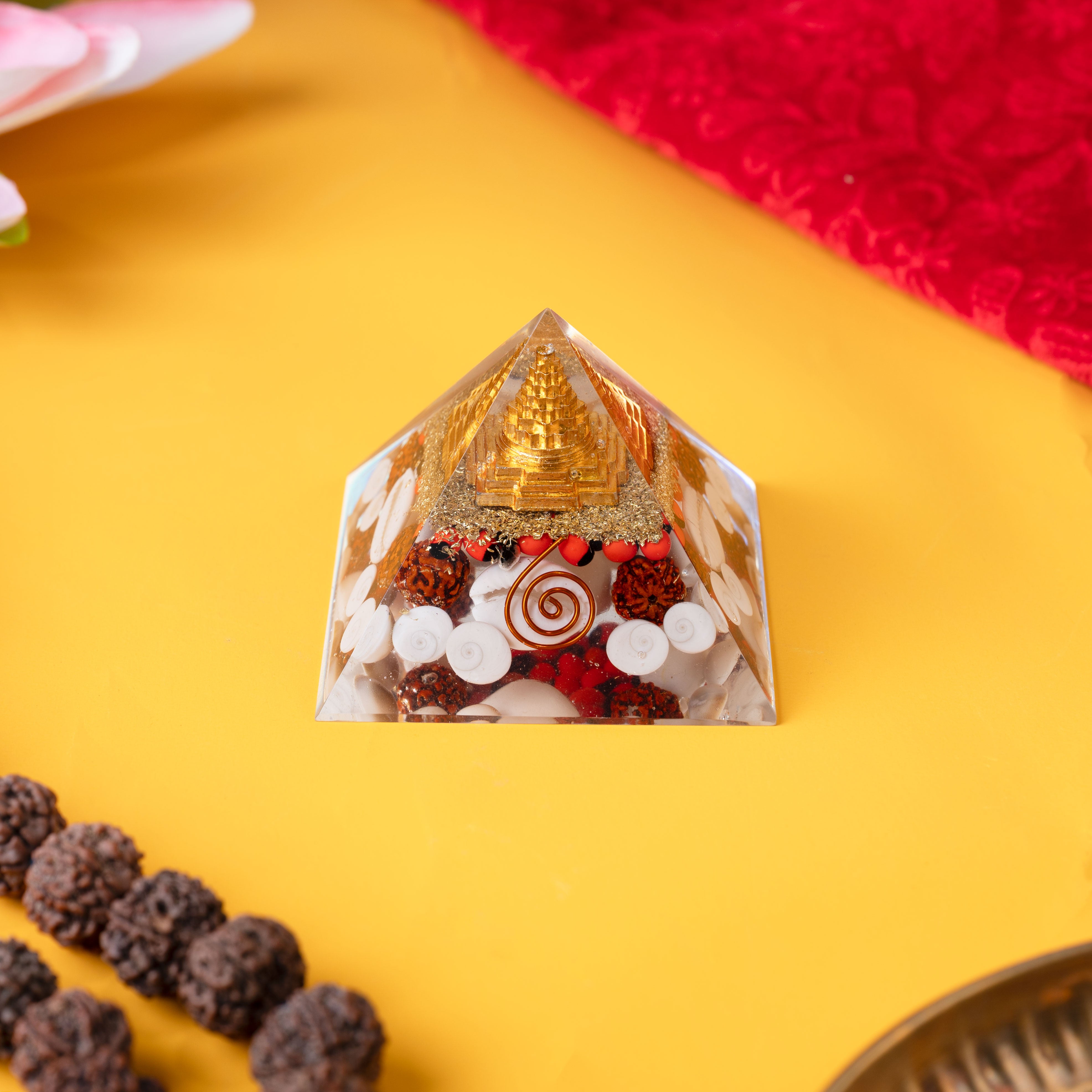 Money Magnet Pyramid | Maha Laxmi Pyramid Yantra – Original Certified