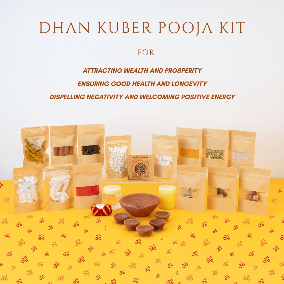 Dhan Kuber Pooja Samagri Kit | Lakshmi Poojan Samagri List