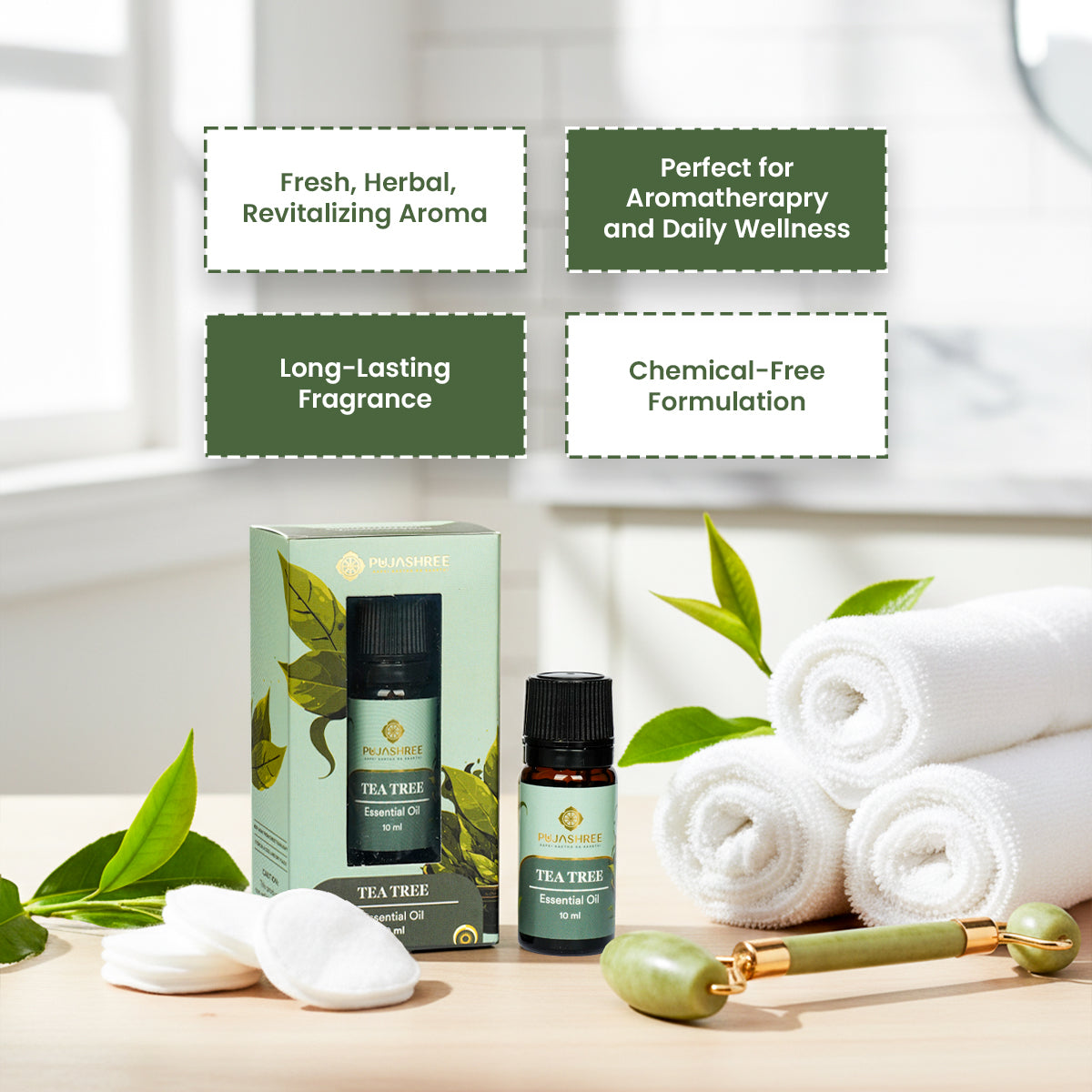 Essential Oil – Tea Tree by Pujashree | Sanatana Journey