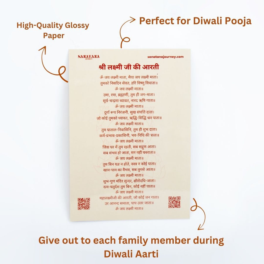 Ganesh Lakshmi Aarti Poster Puja