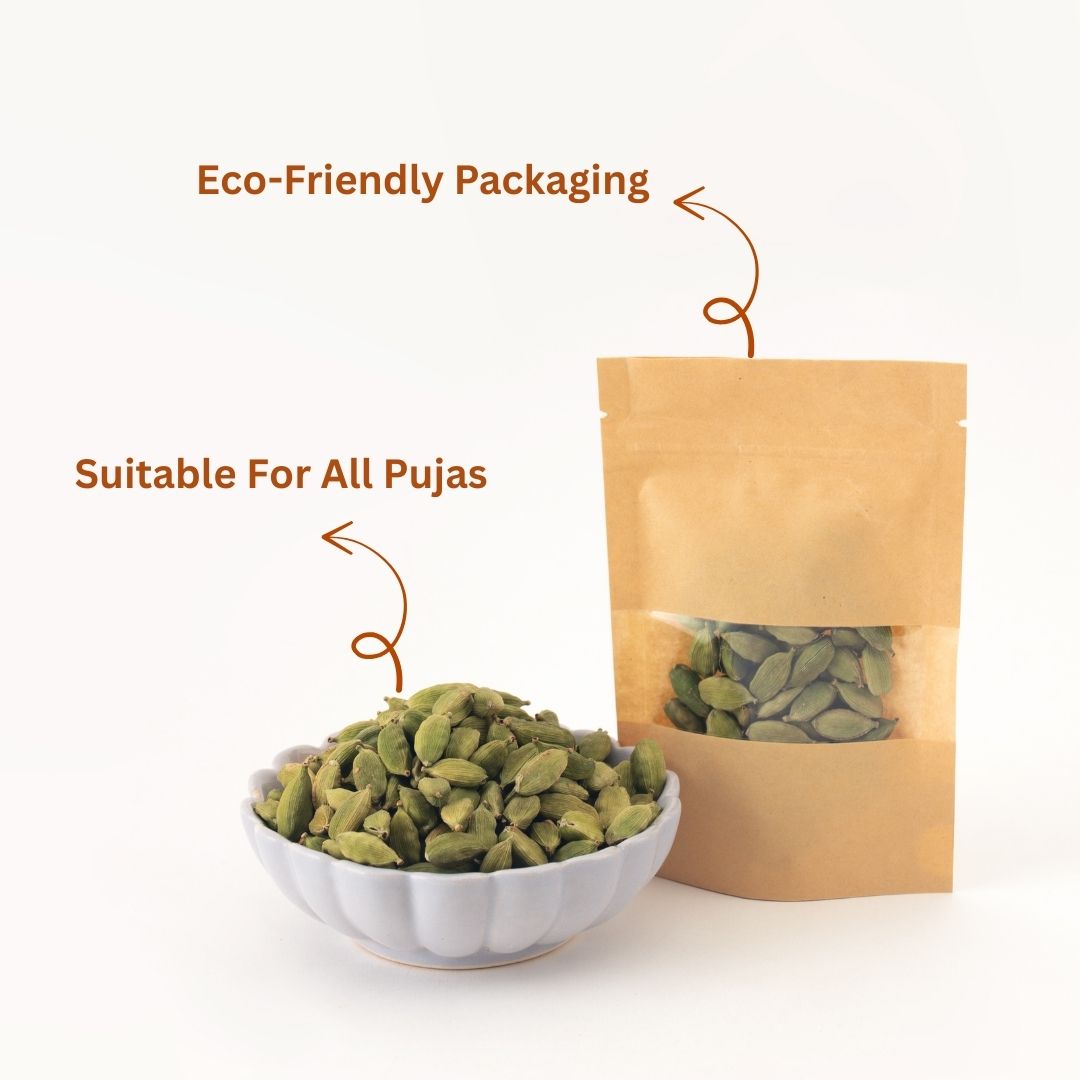 Green Cardamom for Pooja