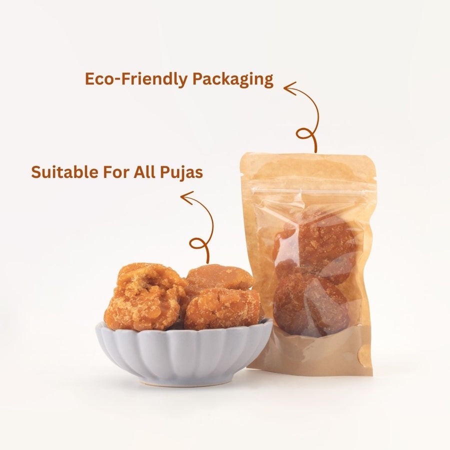 Pure Gud for Pooja – Small Jaggery Cubes