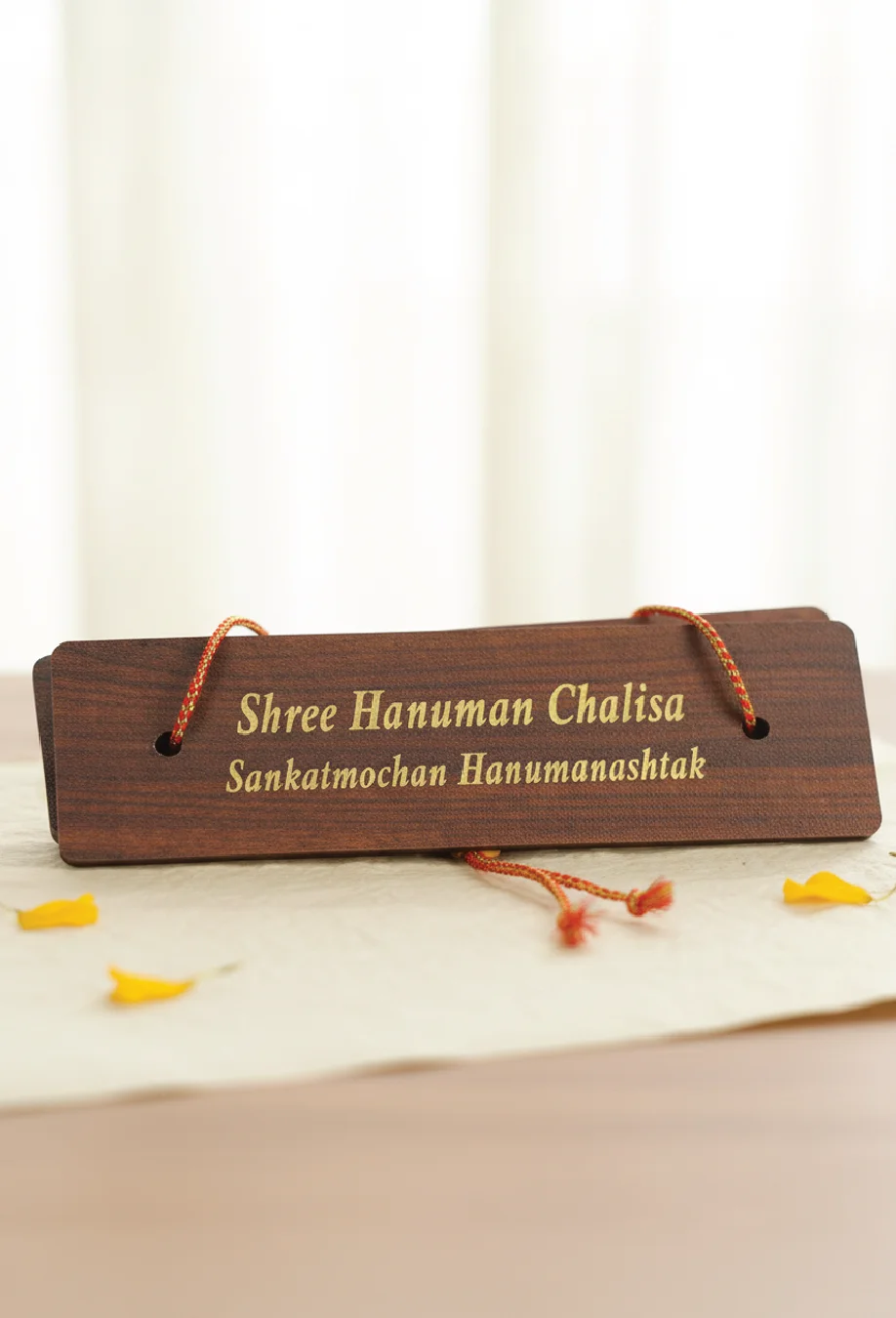 Hanuman Chalisa – Wooden by Pujashree | Sanatana Journey