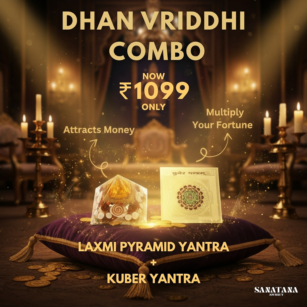 Dhan Vridhi Combo – Laxmi Pyramid + Kuber Yantra | Laxmi Kuber Yantra