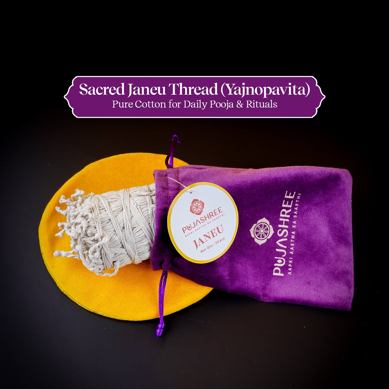 Janeu (Pack of 20) by Pujashree | Sanatana Journey