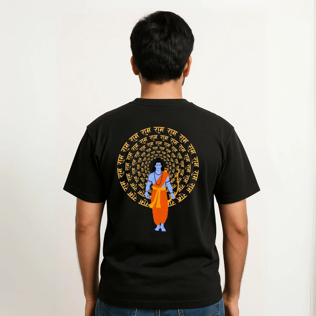 Jai Shree Ram devotional cotton T-shirt