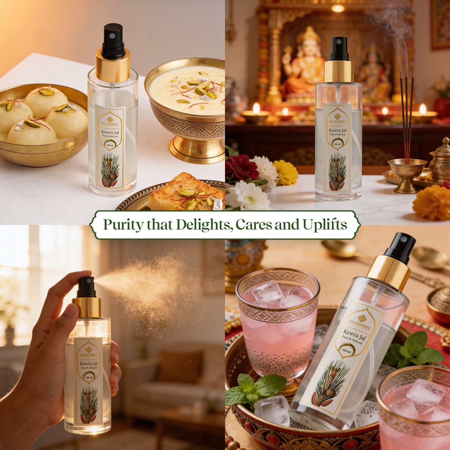 Kewra Jal 100ml by Pujashree | Sanatana Journey